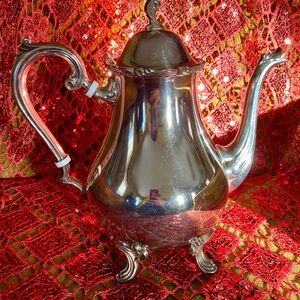Elegant Silver Plated Teapot
